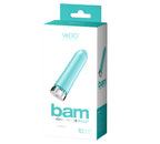 VeDO Bam Bullet Vibrator With 10 Vibration Modes Turquoise > Vibrators > Mini Vibrators