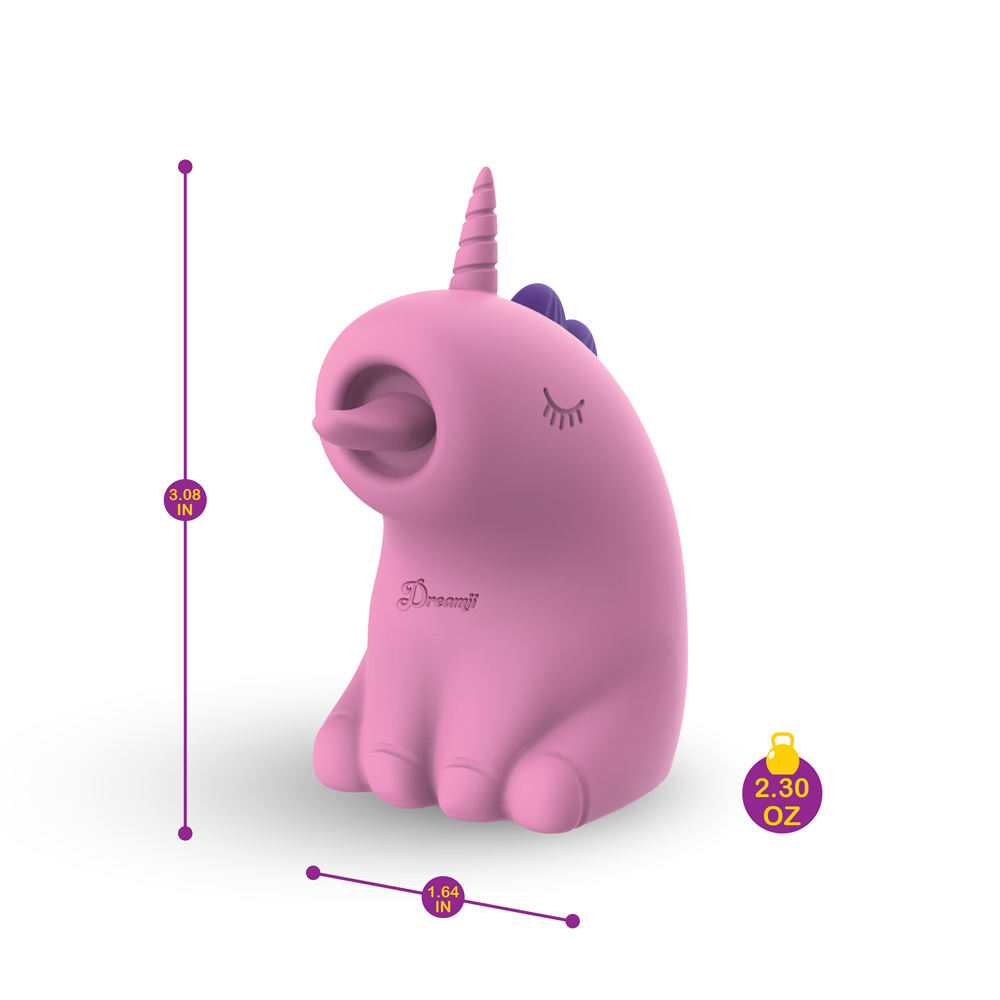 Dreamii Licks Mystical Pink Unicorn Clitoral Stimulator Toy > Sex Toys For Ladies > Clitoral Vibrators and Stimulators