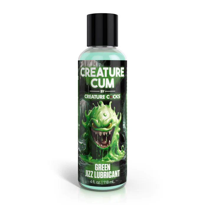 Creature Cum Blue Water-Based Personal Lubricant 8oz Bottle Green Speciality Lubricants