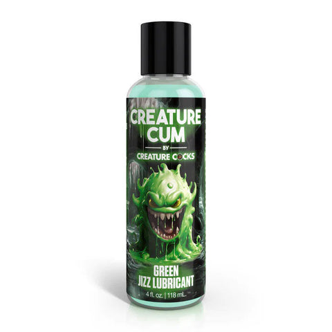 Creature Cum Blue Water-Based Personal Lubricant 8oz Bottle Green Speciality Lubricants