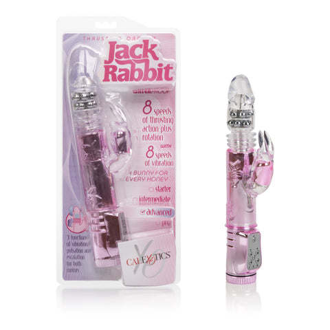 Thrusting Orgasm Jack Rabbit (Pink) – Dual Motor Rabbit Vibrator VIBRATORS-RABBIT-MULTI