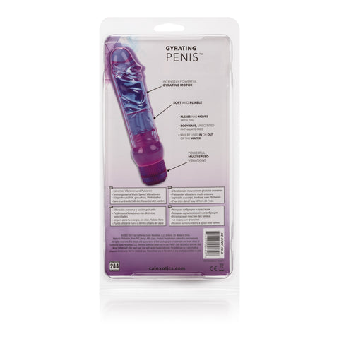 Waterproof Crystalessence Gyrating Penis Vibrator Multi-Speed Vibrators
