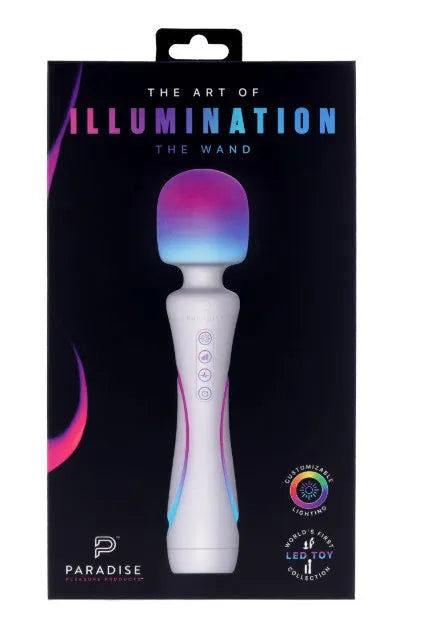 Paradise Illumination The Wand – RGB Illuminated Wand Vibrator Secondary image