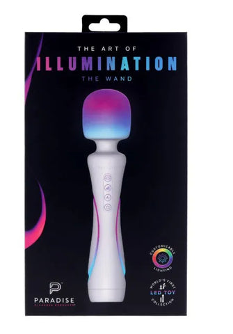 Paradise Illumination The Wand – RGB Illuminated Wand Vibrator Multi > Sex Toys > Massage Wands
