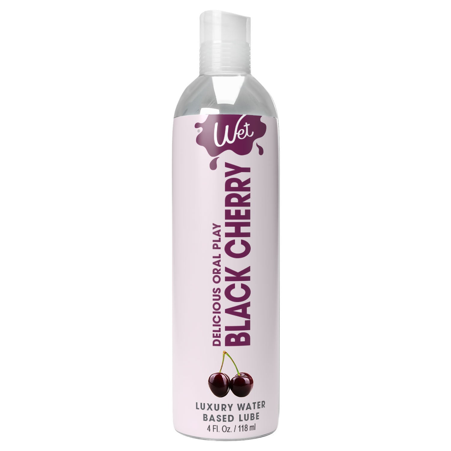 Wet Black Cherry Water-Based Flavored Oral Lubricant 1 Oz Oral Gels & Sprays