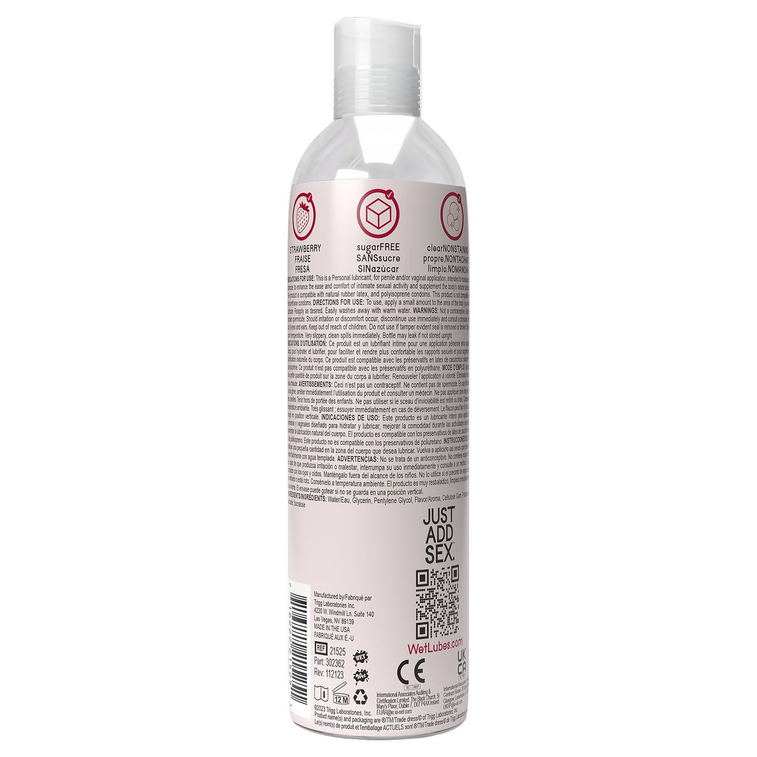 Wet Delicious Strawberry Flavored Water Based Oral Lubricant 4 Oz Oral Gels & Sprays