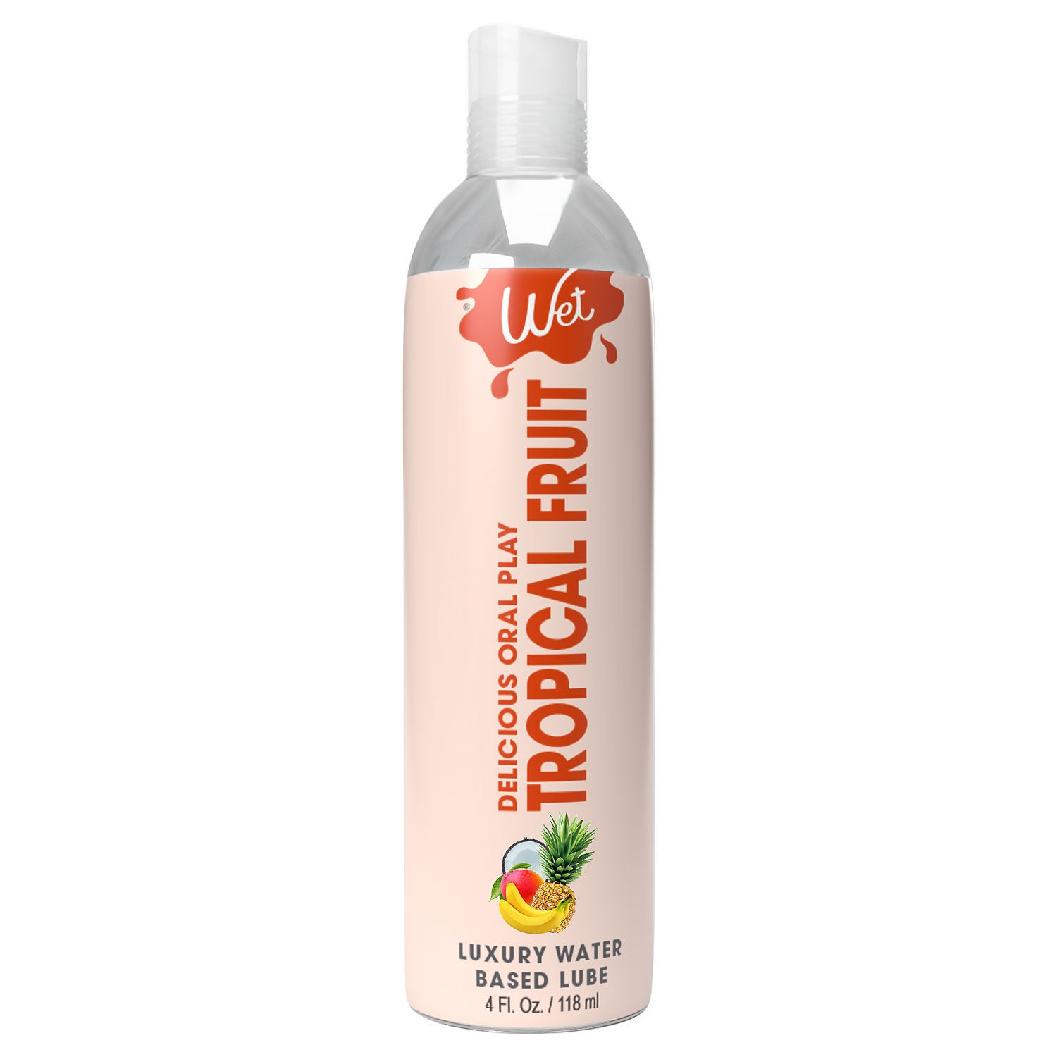 Wet Delicious Tropical Fruit Flavored Oral Lubricant 1 Oz Oral Gels & Sprays