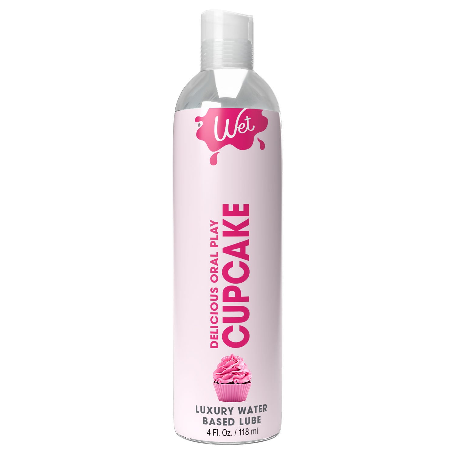 Wet Delicious Water-Based Flavored Oral Lubricant Cupcake 4 Oz Oral Gels & Sprays