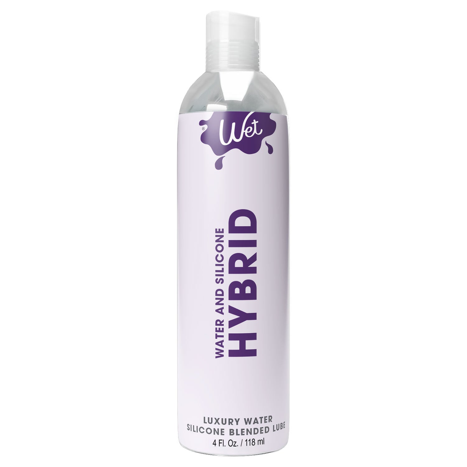 Wet Hybrid Luxury Water Silicone Blend Based Lubricant 4 Oz Hybrid Lube