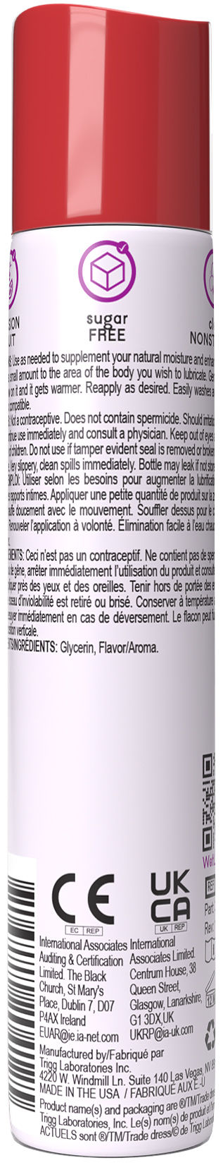Wet Passion Fruit Warming Lubricant 4 in 1 Intimate Gel 1 Oz ENHANCERS