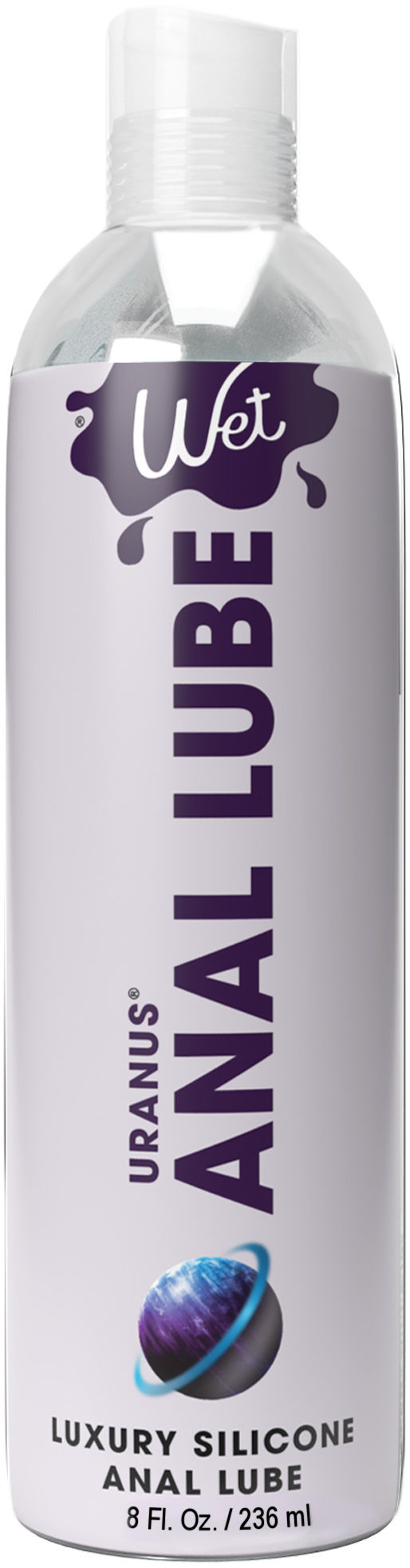 Wet Uranus Silicone-Based Anal Lubricant 4 Oz Premium Formula Anal Lubricant