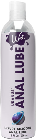 Wet Uranus Silicone-Based Anal Lubricant 4 Oz Premium Formula Anal Lubricant