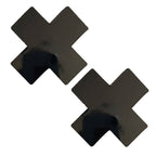 Wet Vinyl Black Metallic Nipztix Pasties > Clothes > Pasties