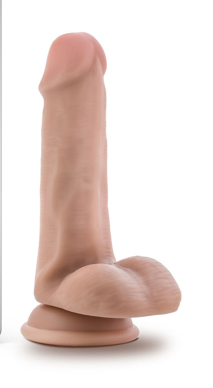 Dr. Jeffrey 6.5 Inch Beige Dildo with Suction Cup Base Dongs Realistic