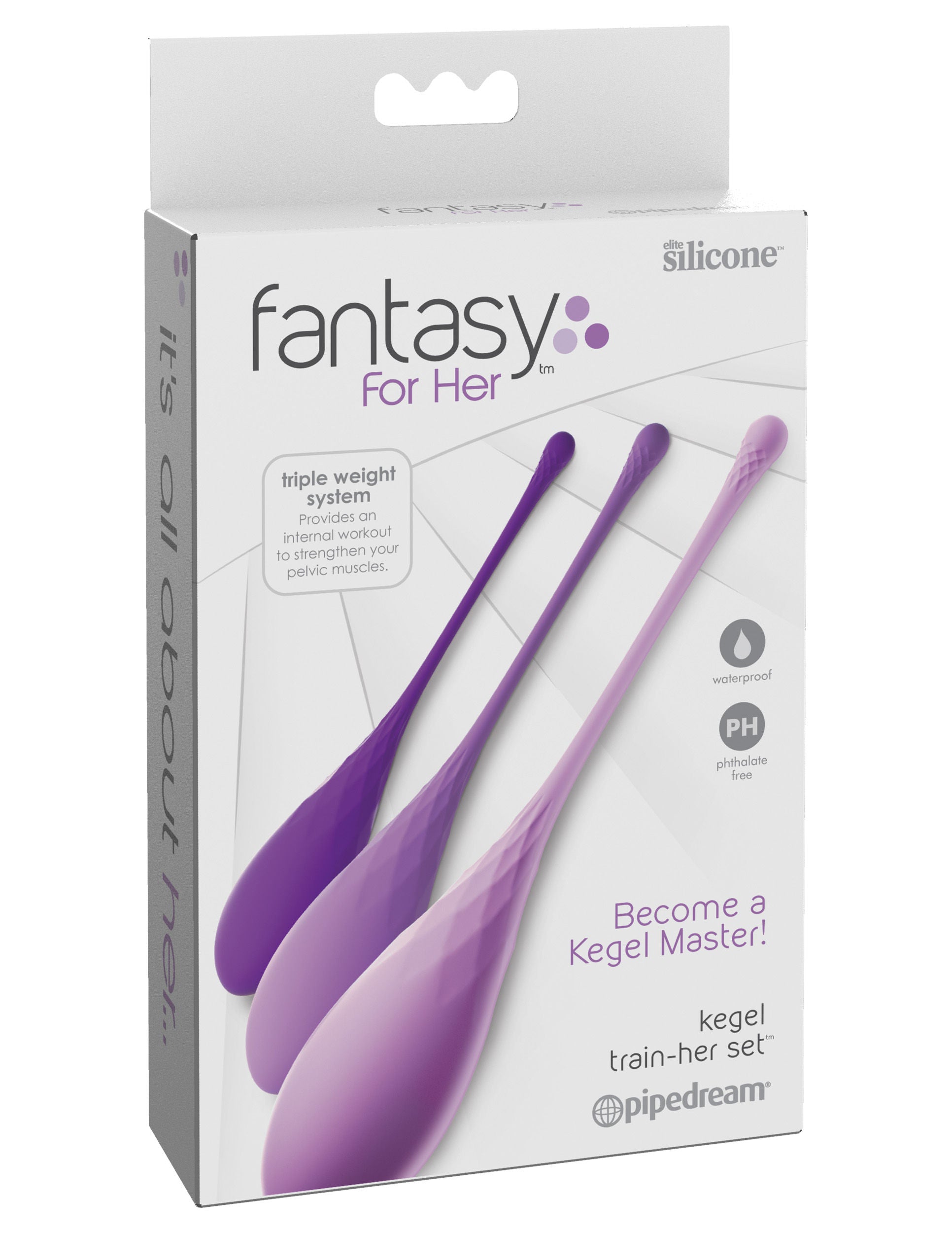 Fantasy For Her Kegel Training Set Soft Silicone Pelvic Exerciser > Sex Toys For Ladies > Kegel Exercise