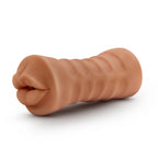 M for Men Isabella Mocha Realistic Vibrating Male Stroker Sleeve Beige > Sex Toys For Men > Masturbators > Vibrating