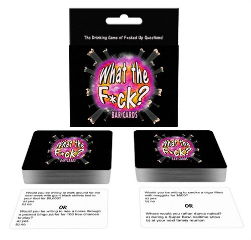 What the F*ck Bar Cards Drinking Game > Novelties > Card Games
