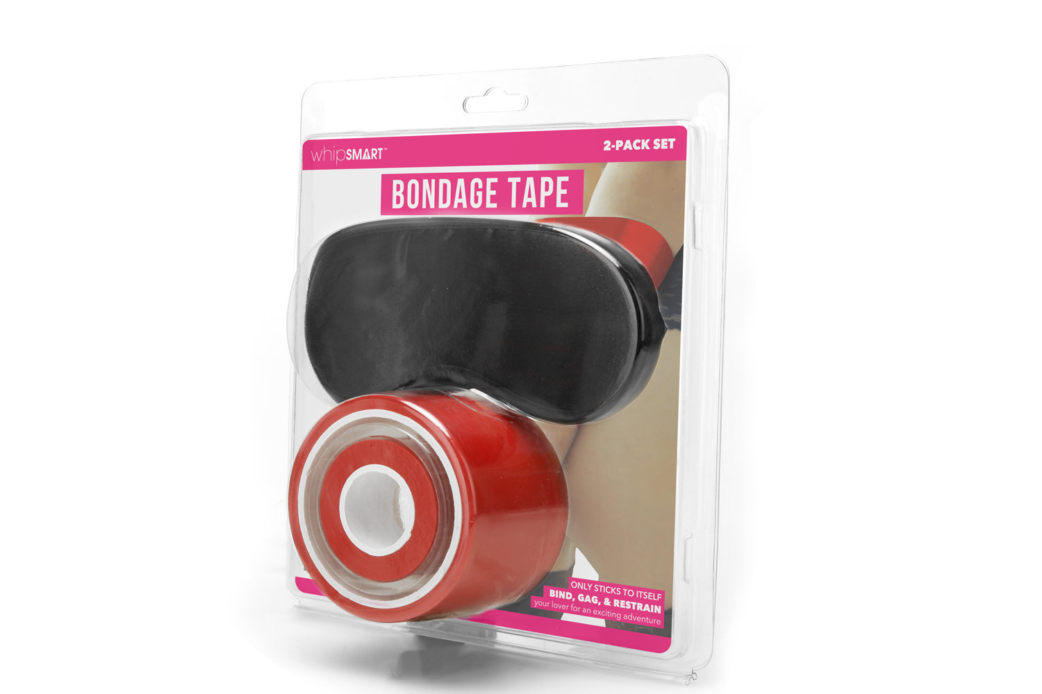 WhipSmart Bondage Tape 30 Metre Red Self Adhesive Restraint Accessory Secondary image