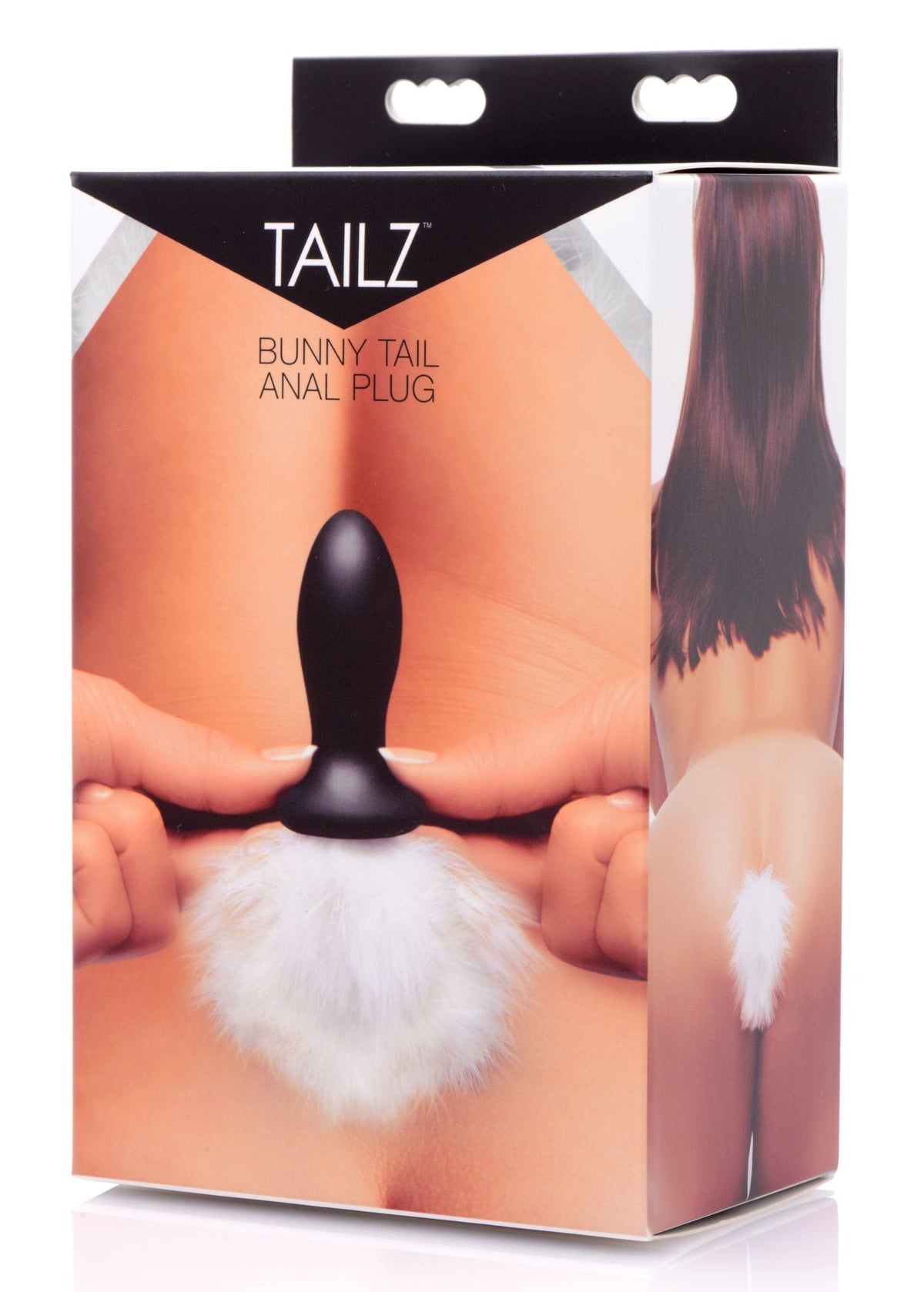 White Bunny Tail Anal Plug – Soft Silicone With Fluffy Tail (6 Inch) > Anal Range > Tail Butt Plugs