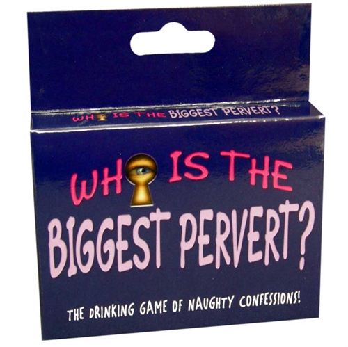 Who Is the Biggest Pervert Drinking Card Game > Novelties > Card Games