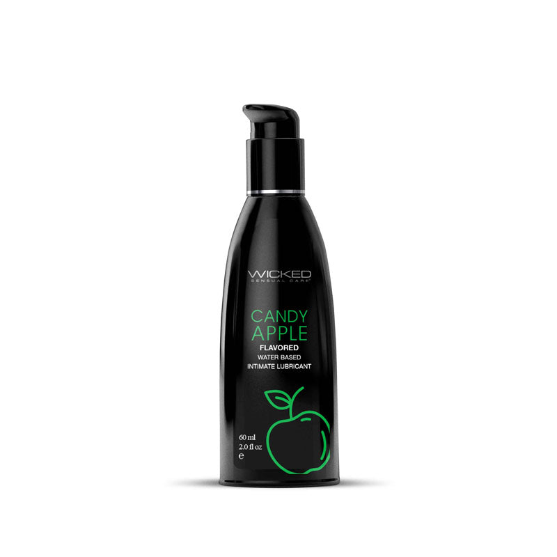 Wicked Aqua Candy Apple Lubricant 60 ml - Candy Apple Flavor Flavoured Lube