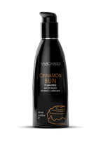 Wicked Aqua Cinnamon Bun Lubricant 60ml - Sweet Flavored Pleasure > Lube > Flavoured