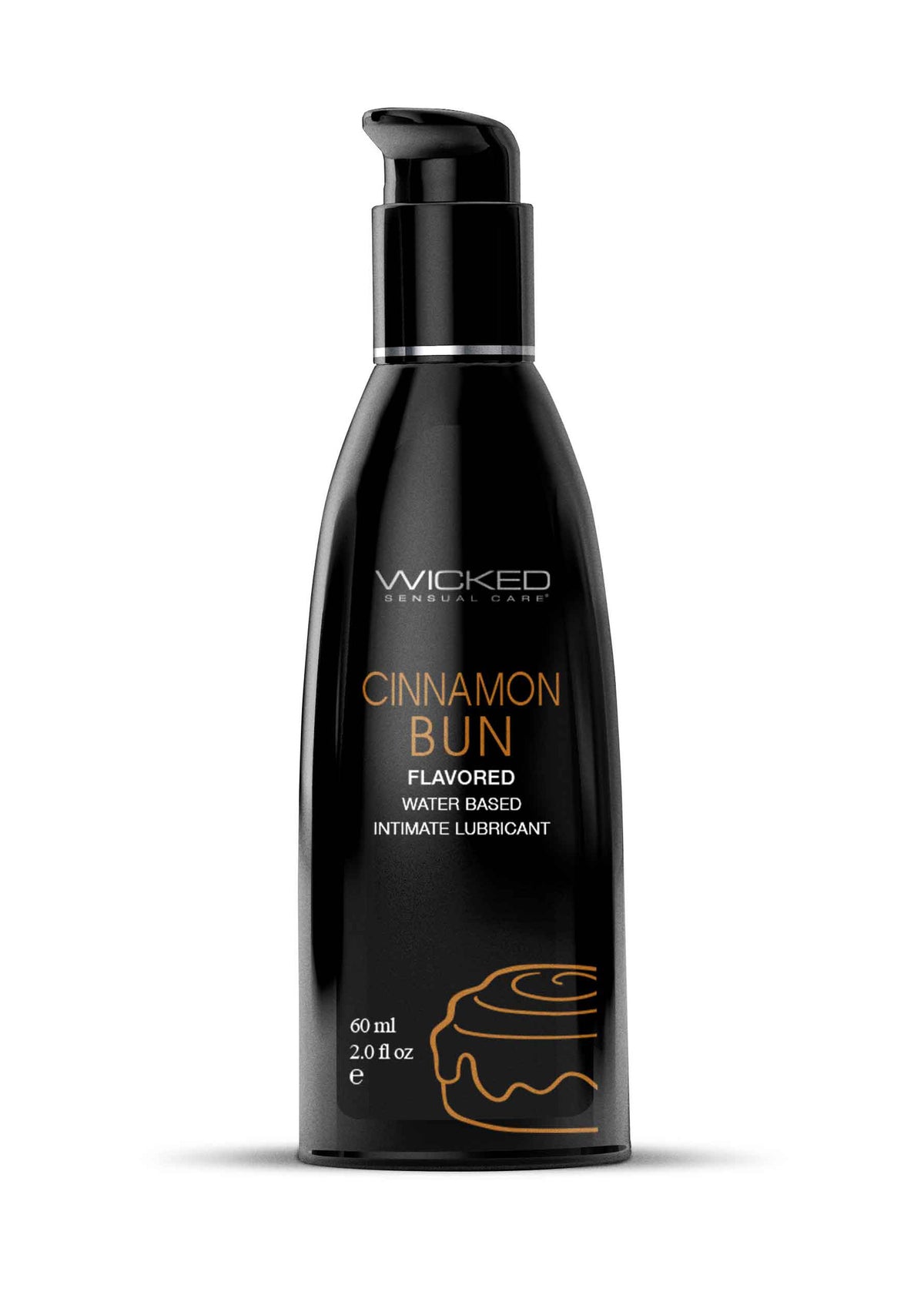 Wicked Aqua Cinnamon Bun Lubricant 60ml - Sweet Flavored Pleasure > Lube > Flavoured