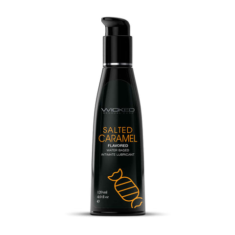 Wicked Aqua Salted Caramel Lubricant 120 ml (4 oz) Bottle