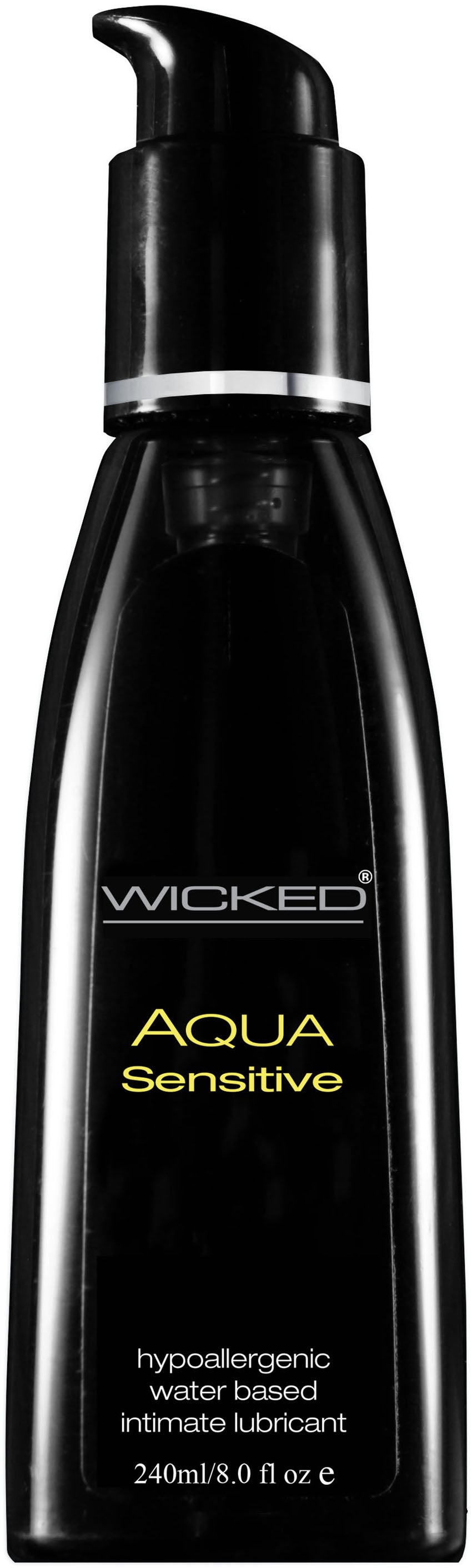 Wicked Aqua Sensitive Water Based Lubricant 240ml 8 Ounce Bottle > Lube > Water Based