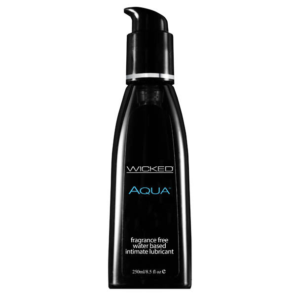 Wicked Aqua Water Based Lubricant 250ml Bottle > Lube > Water Based Main image