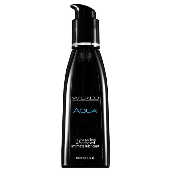 Wicked Aqua Water Based Lubricant 60ml 2 Ounce Bottle > Lube > Water Based Main image
