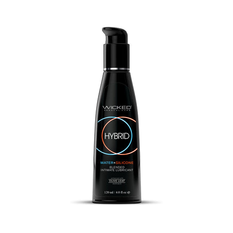 Wicked Hybrid Water and Silicone Blended Lubricant 120 ml Bottle Hybrid Lube