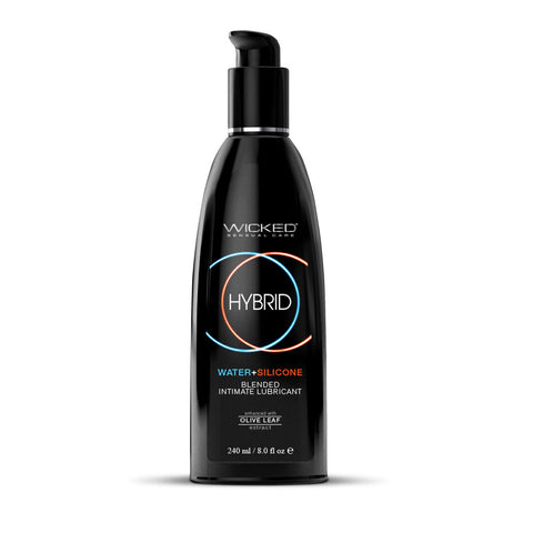 Wicked Hybrid Water and Silicone Blended Lubricant 240 ml Bottle Hybrid Lube