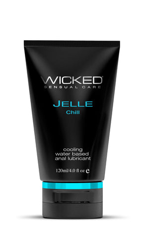 Wicked Jelle Chill 120 ml Cooling Water Based Anal Lubricant Default Title Anal Lubricant