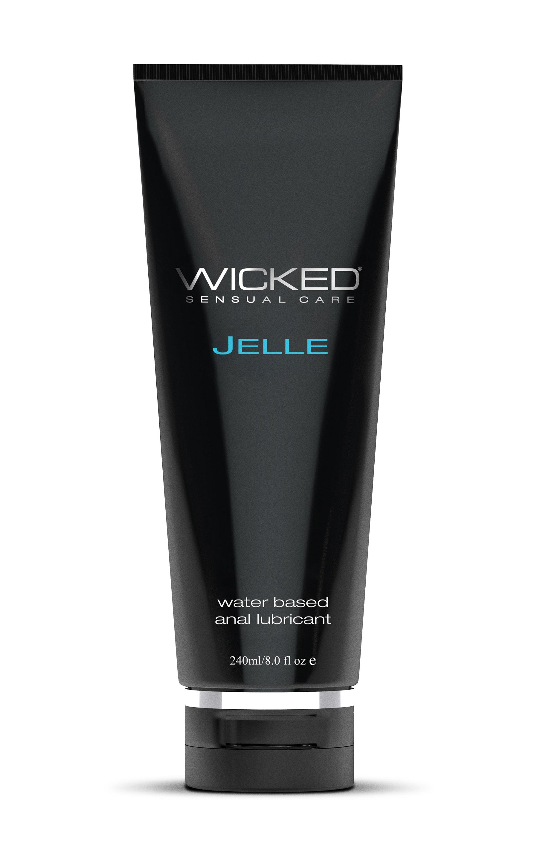 Wicked Jelle Water Based Anal Lubricant 240 Milliliter 8 Ounce Bottle Anal Lubricant