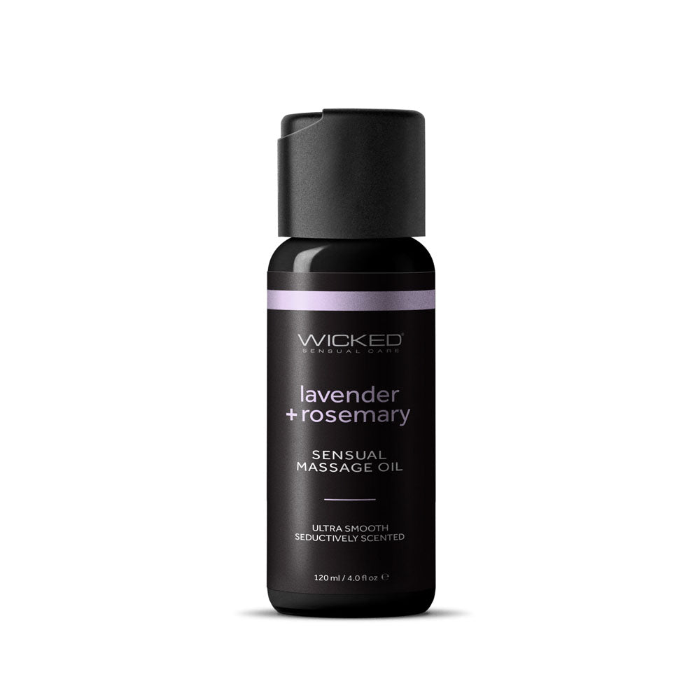 Wicked Sensual Massage Oil 120ml - Lavender and Rosemary Scented > Essentials > Massage Oil