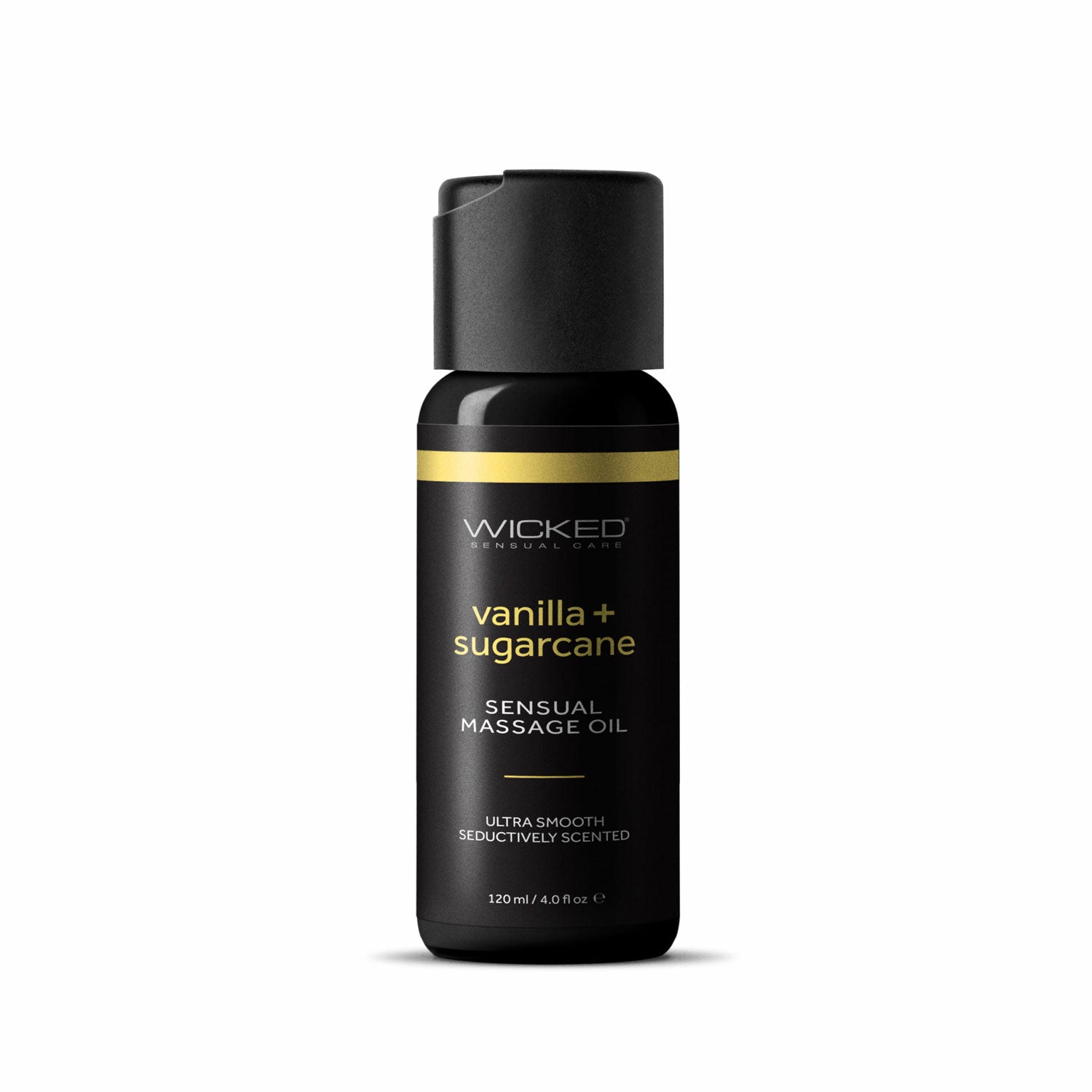 Wicked Sensual Massage Oil 120 ml - Vanilla and Sugarcane Scented Massage Oil