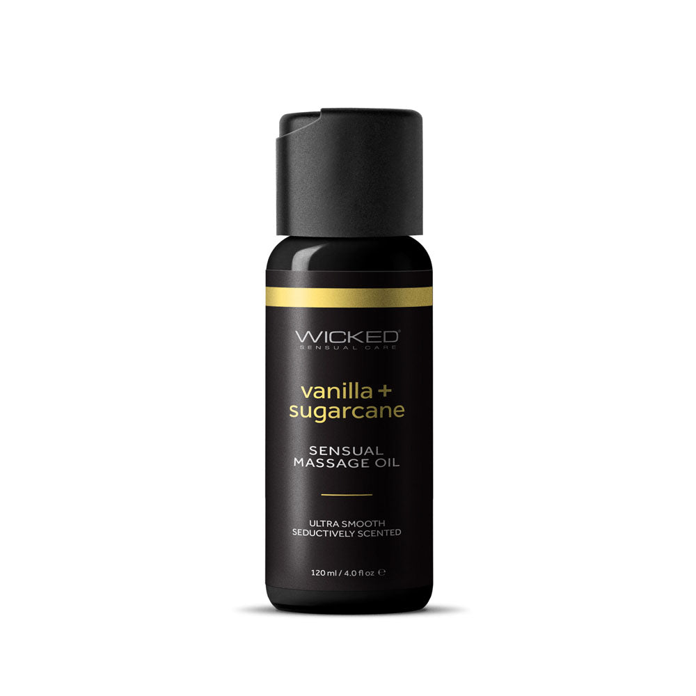 Wicked Sensual Massage Oil 120ml - Vanilla and Sugarcane Scented > Essentials > Massage Oil