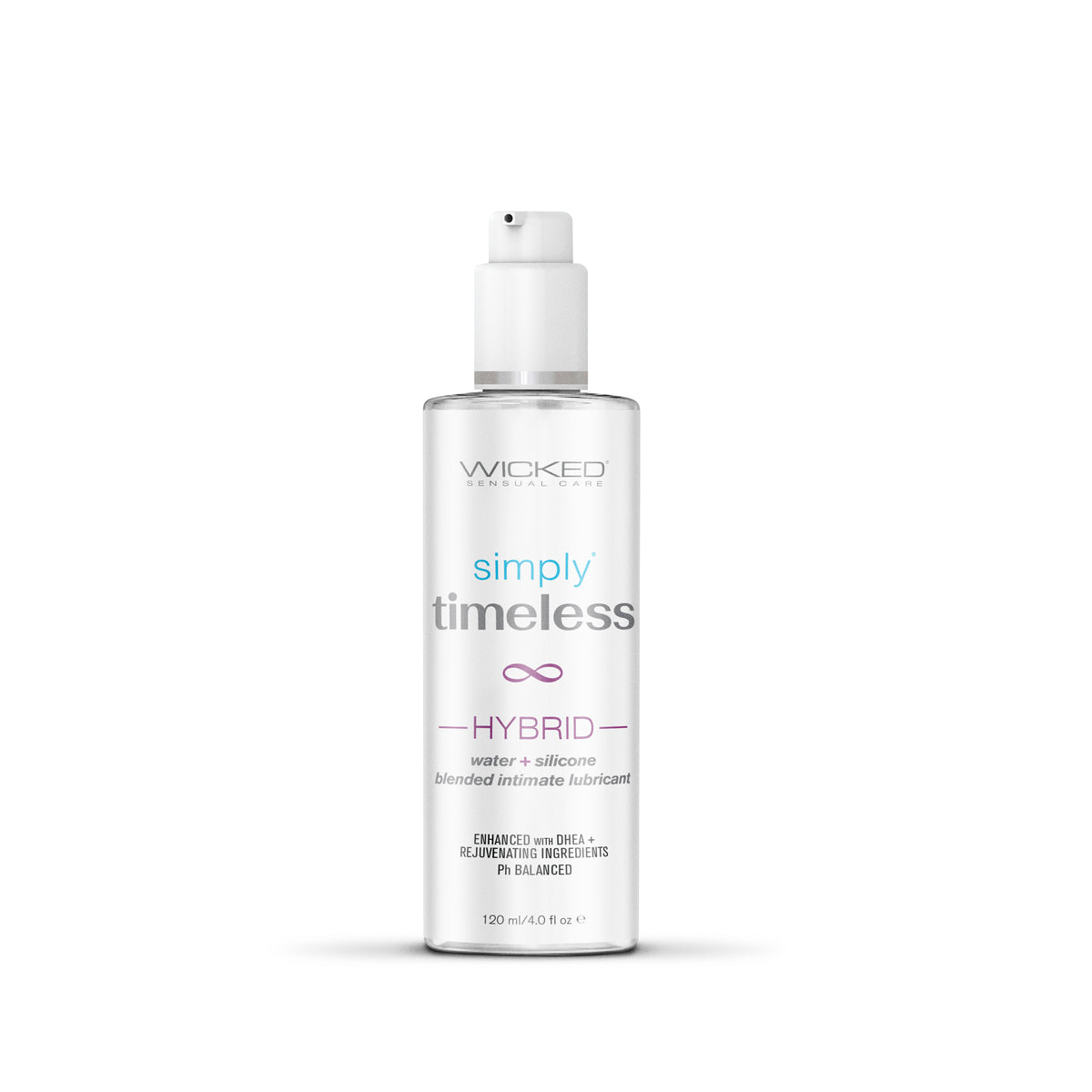 Wicked Simply Timeless Hybrid Lubricant 4 Ounce Bottle (120ml) > Lube > Hybrid
