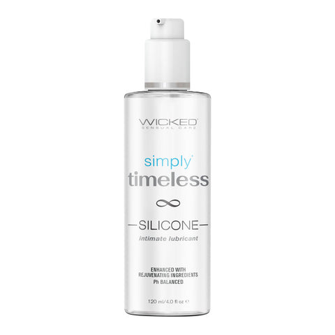 Wicked Simply Timeless Silicone Lubricant for Intimacy and Comfort