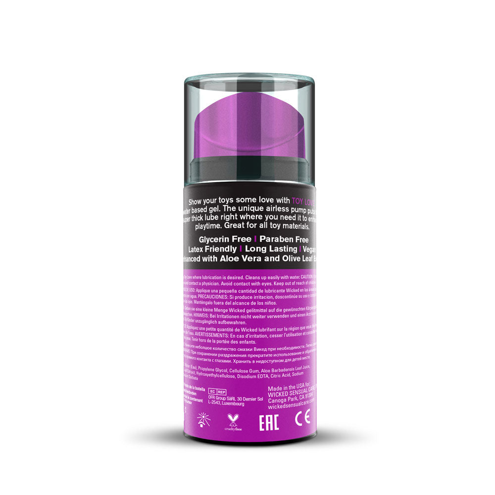 Wicked Toy Love Glycerin Free Water Based Lubricant 100ml > Lube > Water Based