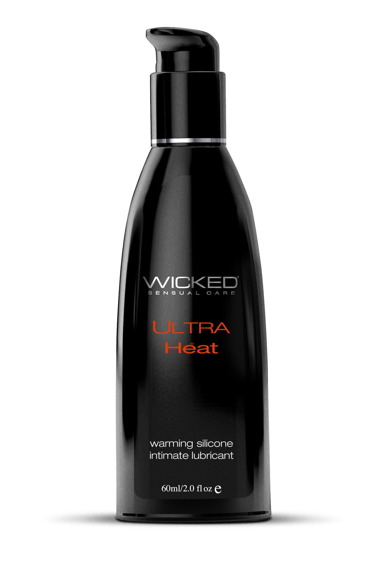 Wicked Ultra Heat Warming Silicone Lubricant 60 Milliliter 2 Ounce Bottle Silicone Lubricant