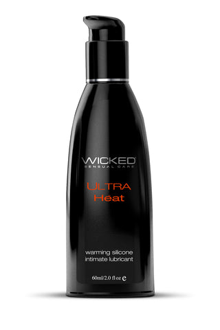 Wicked Ultra Heat Warming Silicone Lubricant 60 Milliliter 2 Ounce Bottle Silicone Lubricant