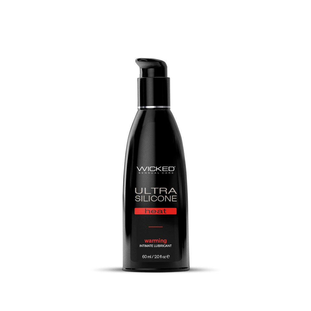 Wicked Ultra Heat Warming Silicone Lubricant 60 Milliliter 2 Ounce Bottle