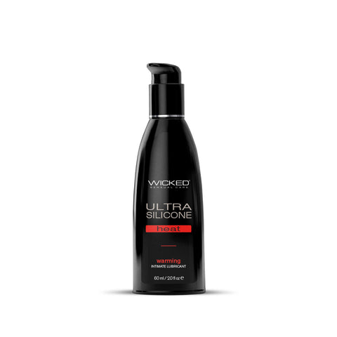 Wicked Ultra Heat Warming Silicone Lubricant 60 Milliliter 2 Ounce Bottle