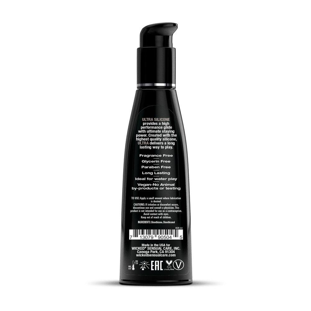 Wicked Ultra Silicone Lubricant 120ml 4 Ounce Bottle Secondary image