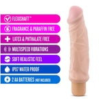 Blush X5 Plus 9 Inch Realistic Hard On Vibrating Dildo Natural > Vibrators > Realistic Vibrators