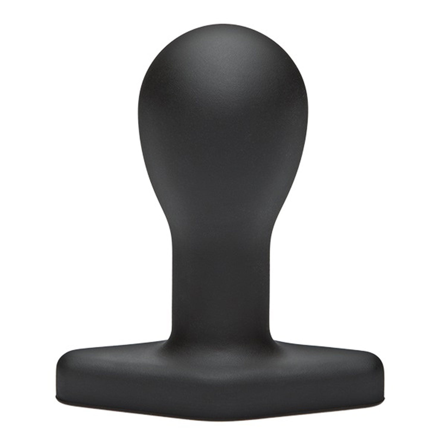 Titanmen The Hitch Black Anal Plug with Wide Domed Tip Design Butt Plugs