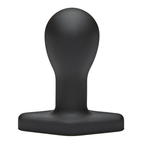 Titanmen The Hitch Black Anal Plug with Wide Domed Tip Design Butt Plugs