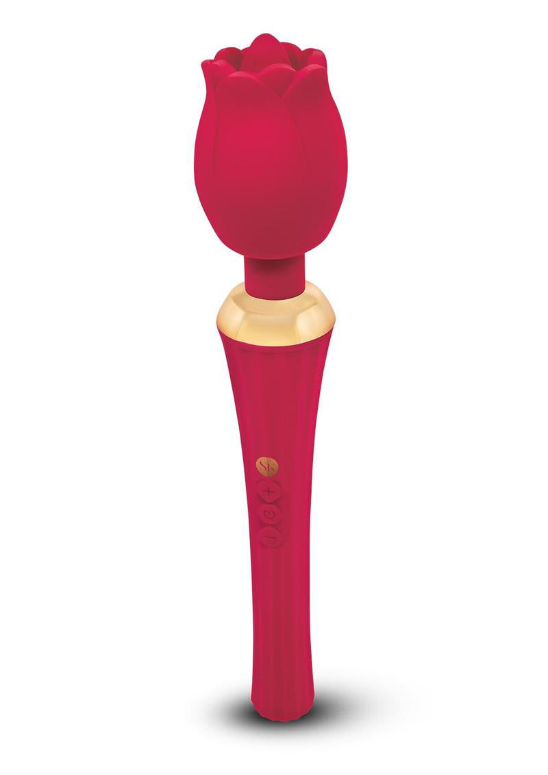 Secret Kisses Rosegasm Rose Wand – Tongue Stimulator Vibrator > Sex Toys For Ladies > Rose Stimulators